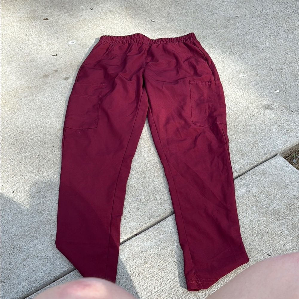 Women’s Burgund Scrub Pants